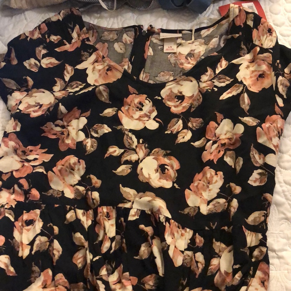 Flowered Mossimo dress, never worn